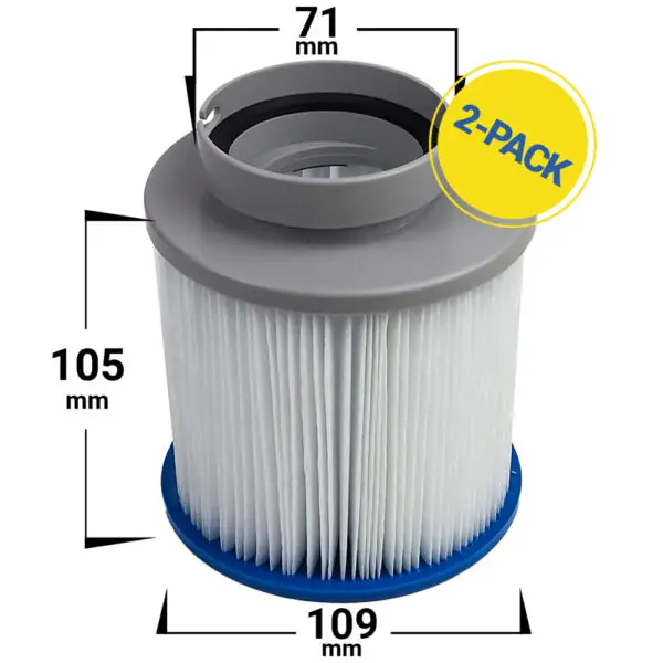 Filtres pour spa, pack de 2 | M-Spa et al.