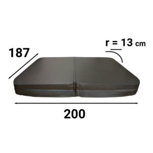 Couverture de spa rectangulaire-200x187r13-1112110