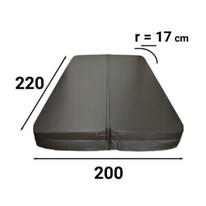 Couverture de spa rectangulaire-200x220r17-112279