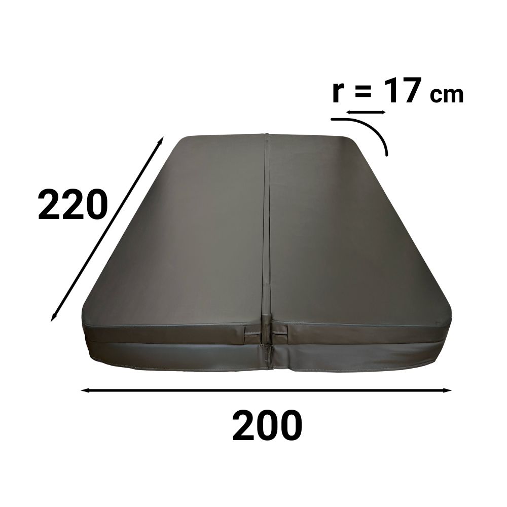 Couverture de spa rectangulaire-200x220r17-112279