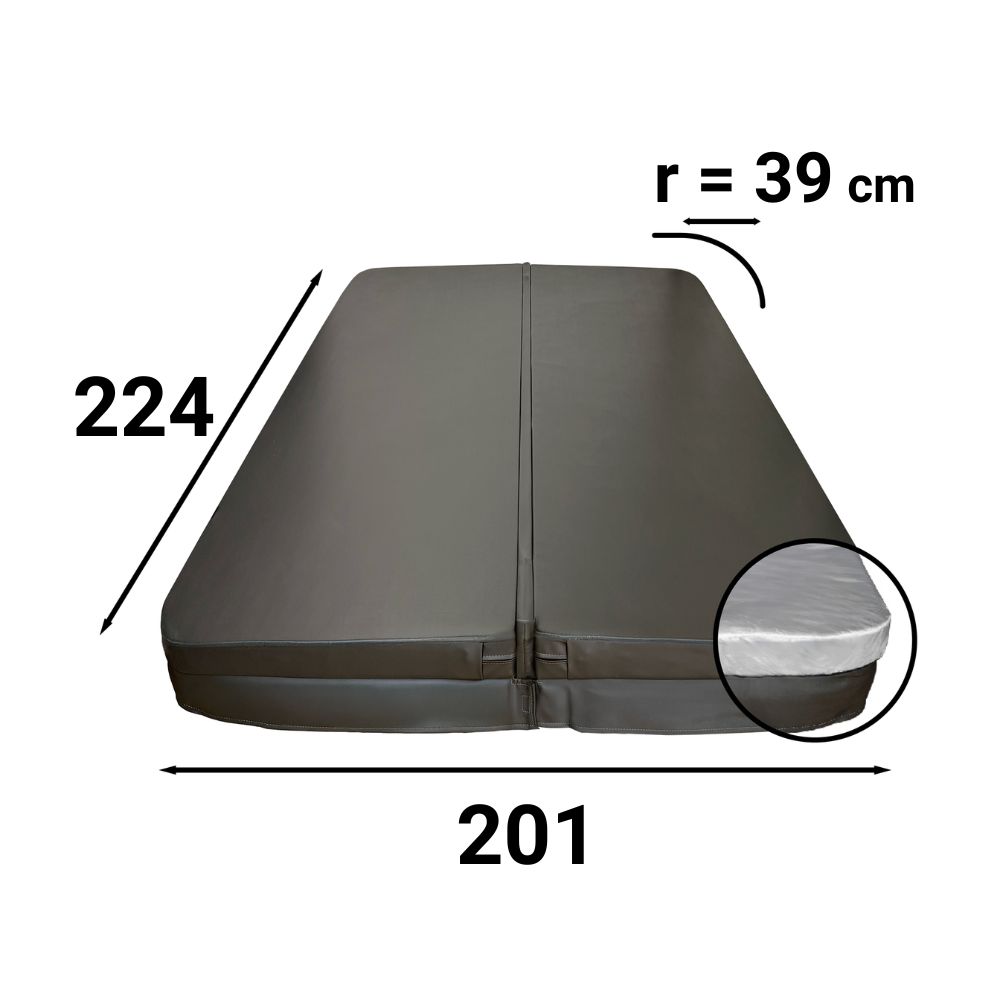 Couverture de spa rectangulaire-201x224r39-111278