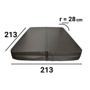 Couverture de spa carrée-213x213r28-111150
