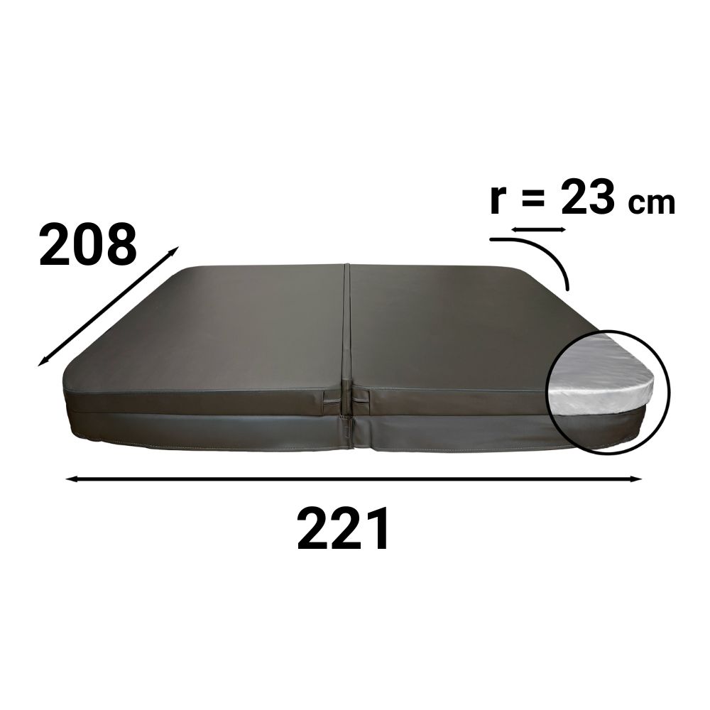 Couverture de spa rectangulaire-221x208r23-111211