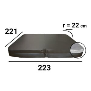 Couverture de spa rectangulaire-223x221r22-111288