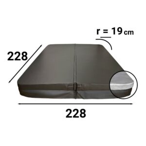 Couverture de spa carrée-228x228r19-111144