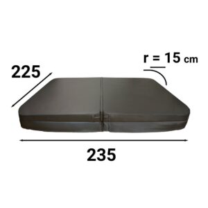 Couverture de spa rectangulaire-235x225r15-111289