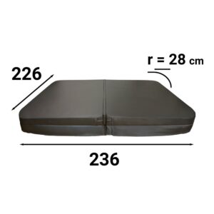 Couverture de spa rectangulaire-236x226r28-1112108